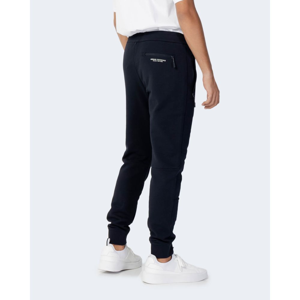 Armani Exchange Blue Cotton Joggers (Workout Pants) - Image 3