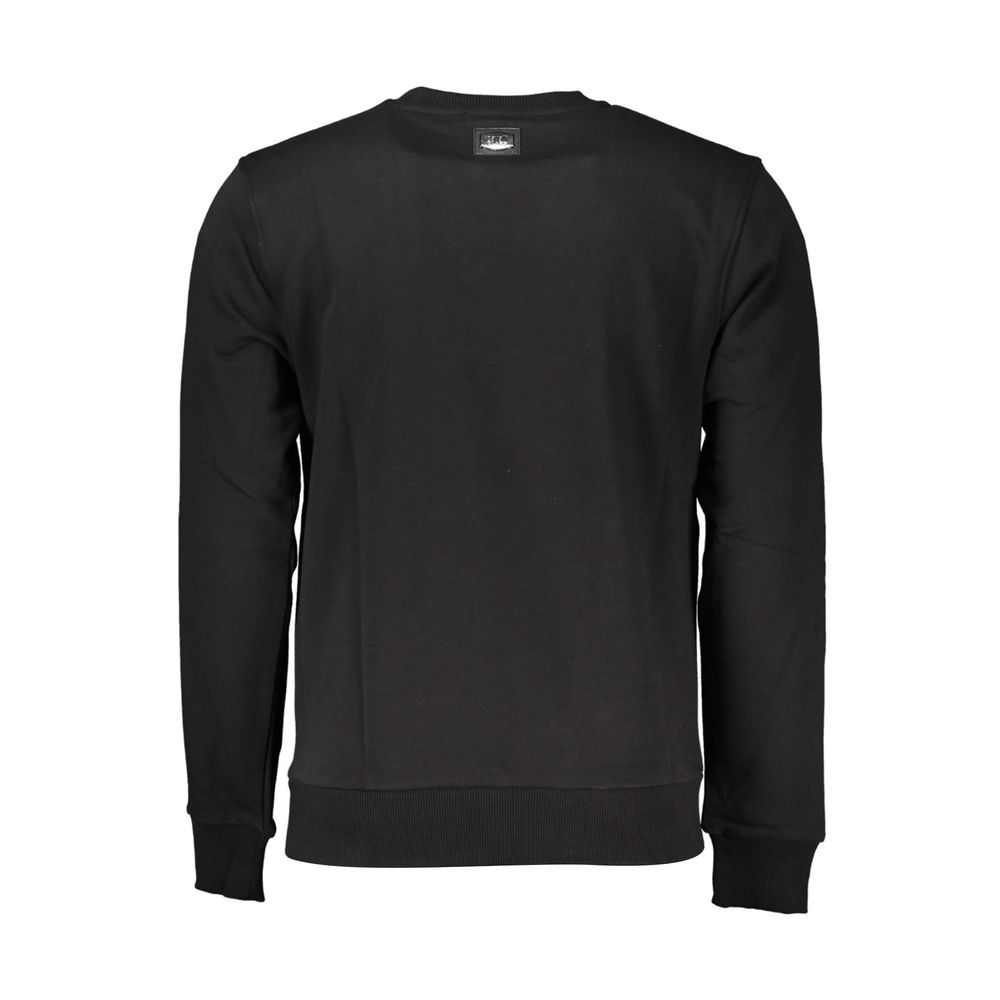 Cavalli Class Black Cotton Men Sweatshirt - Image 2
