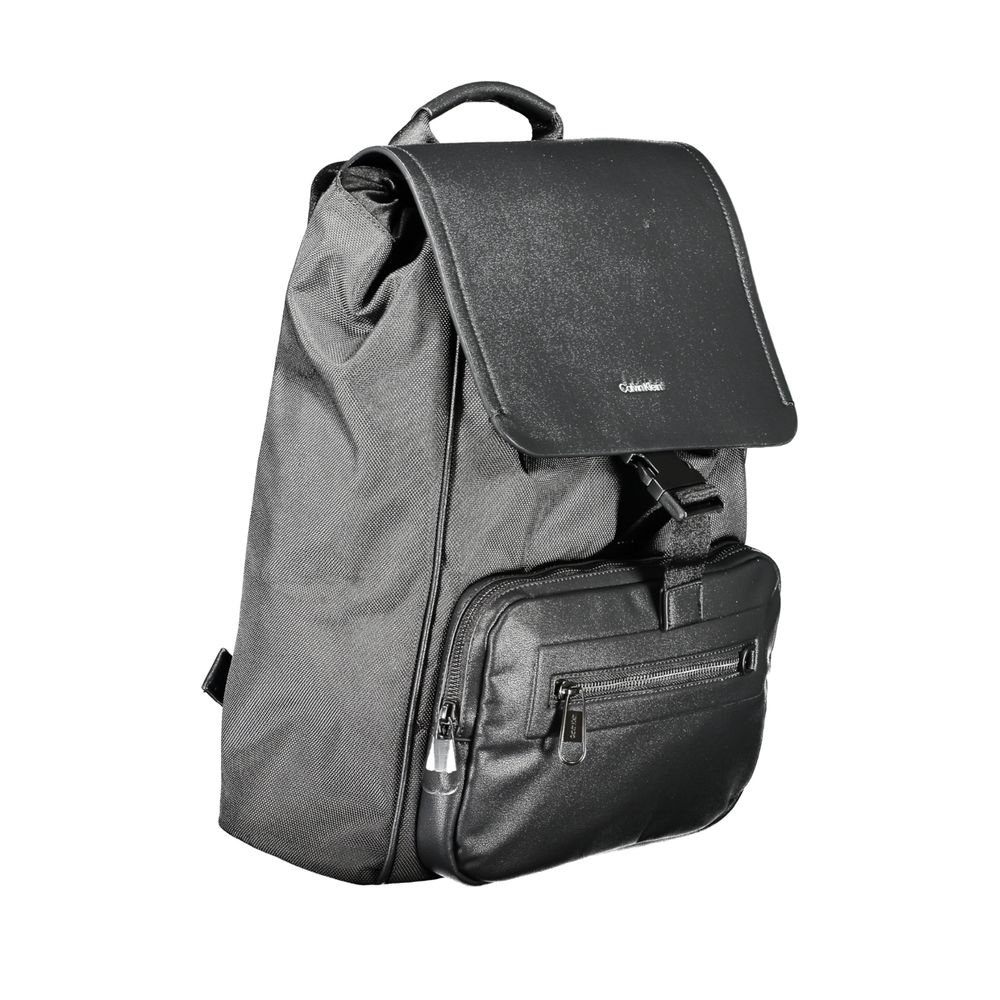 Calvin Klein Nero Polyester Men Backpack - Image 3