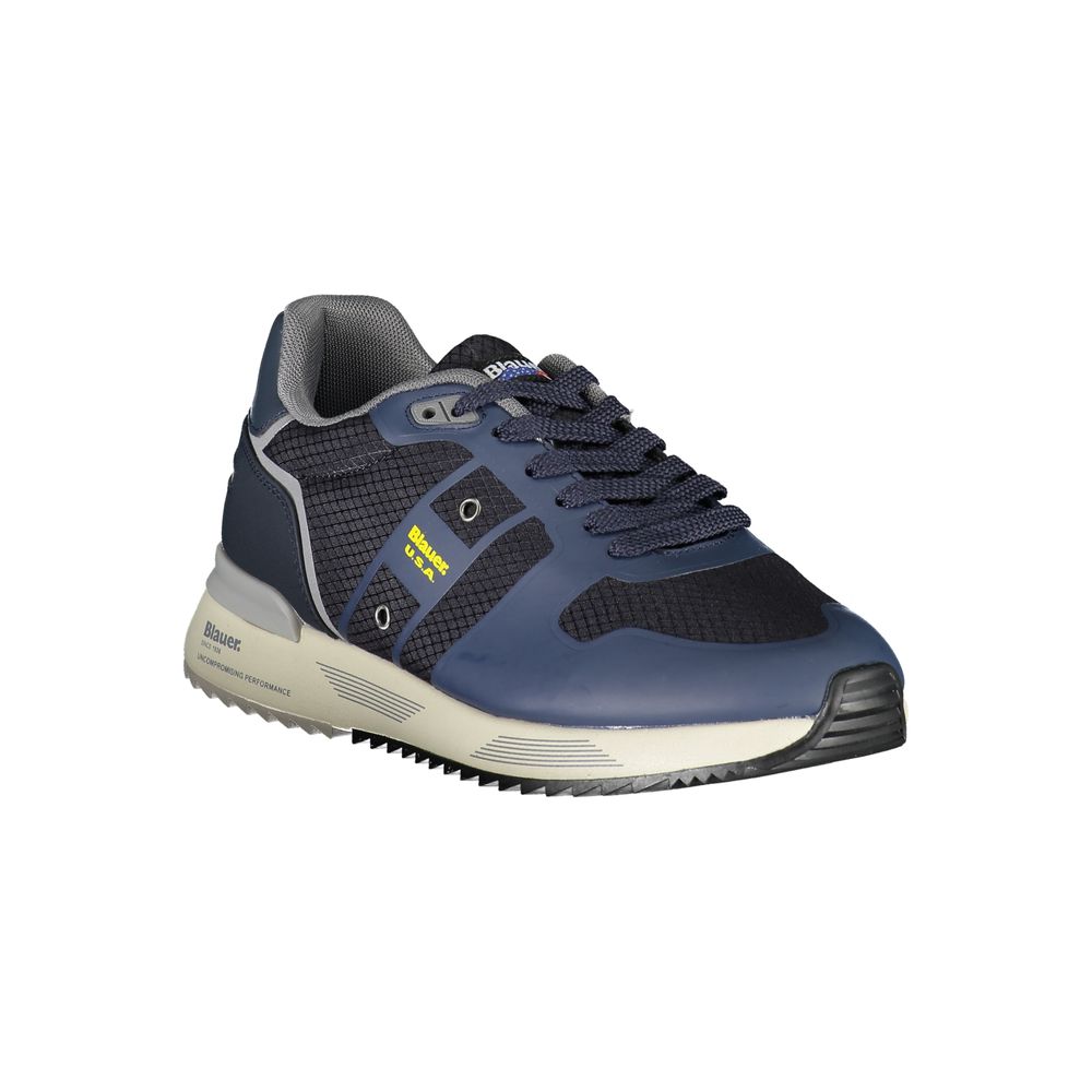 Blauer Dapper Blue Sneakers with Contrast Detailing - Image 3