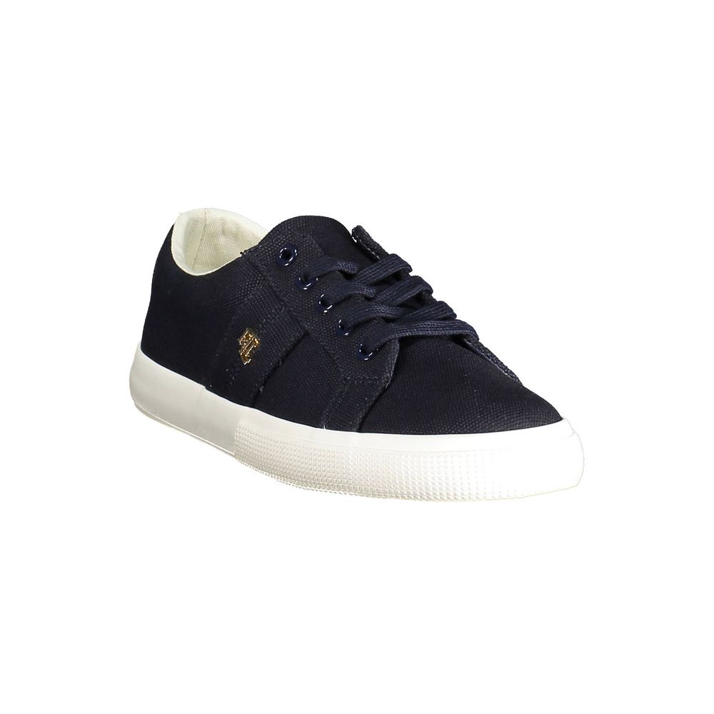 Ralph Lauren Blue Cotton Women Sneaker - Image 2