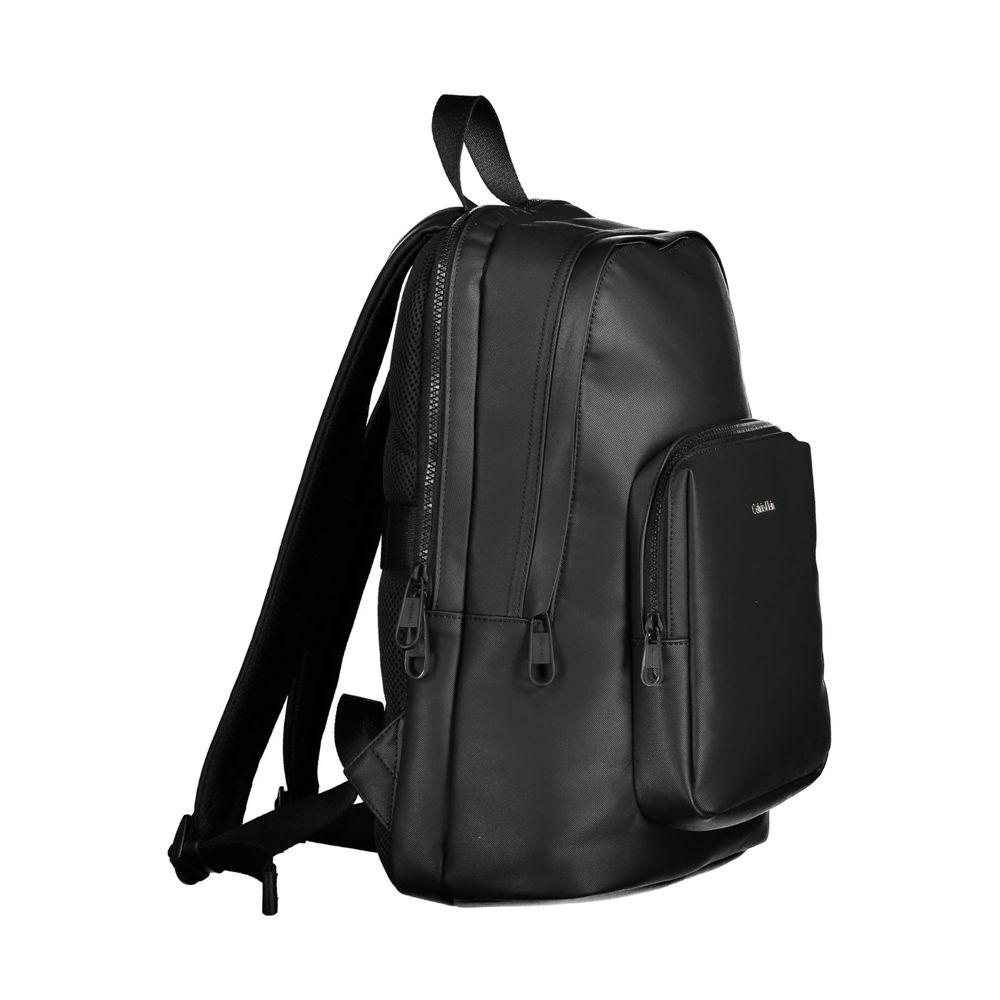 Calvin Klein Nero Polyester Men Backpack - Image 3