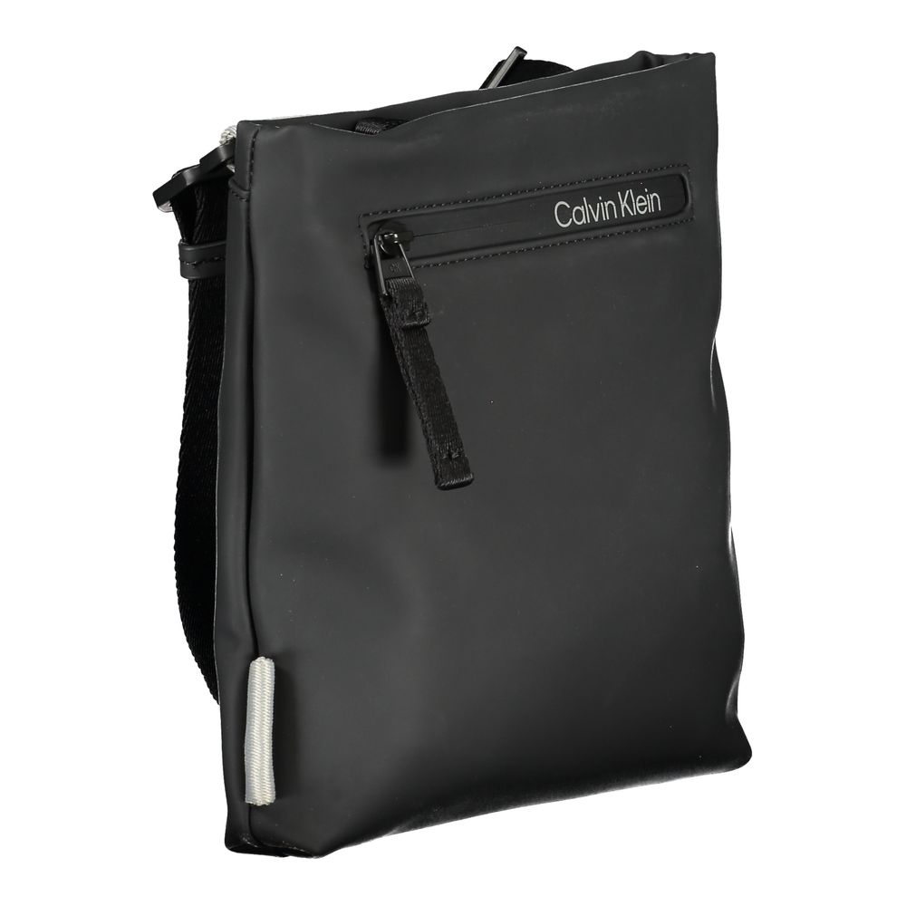 Calvin Klein Black Polyester Men's Shoulder Bag - Image 3