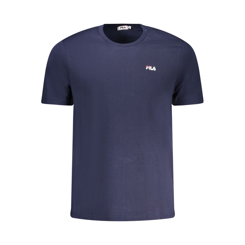 Fila Blue Organic Cotton Men's T-Shirt - Image 3