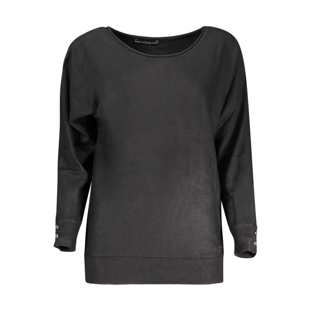 Guess Jeans Black Viscosa Women Sweater