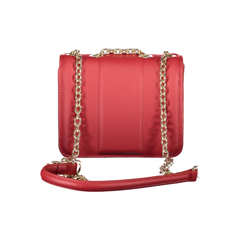 Mario Valentino Rosso Polyurethane Women Handbag - Image 2