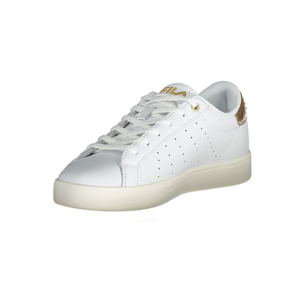 Fila White Leather Women Sneaker - Image 3