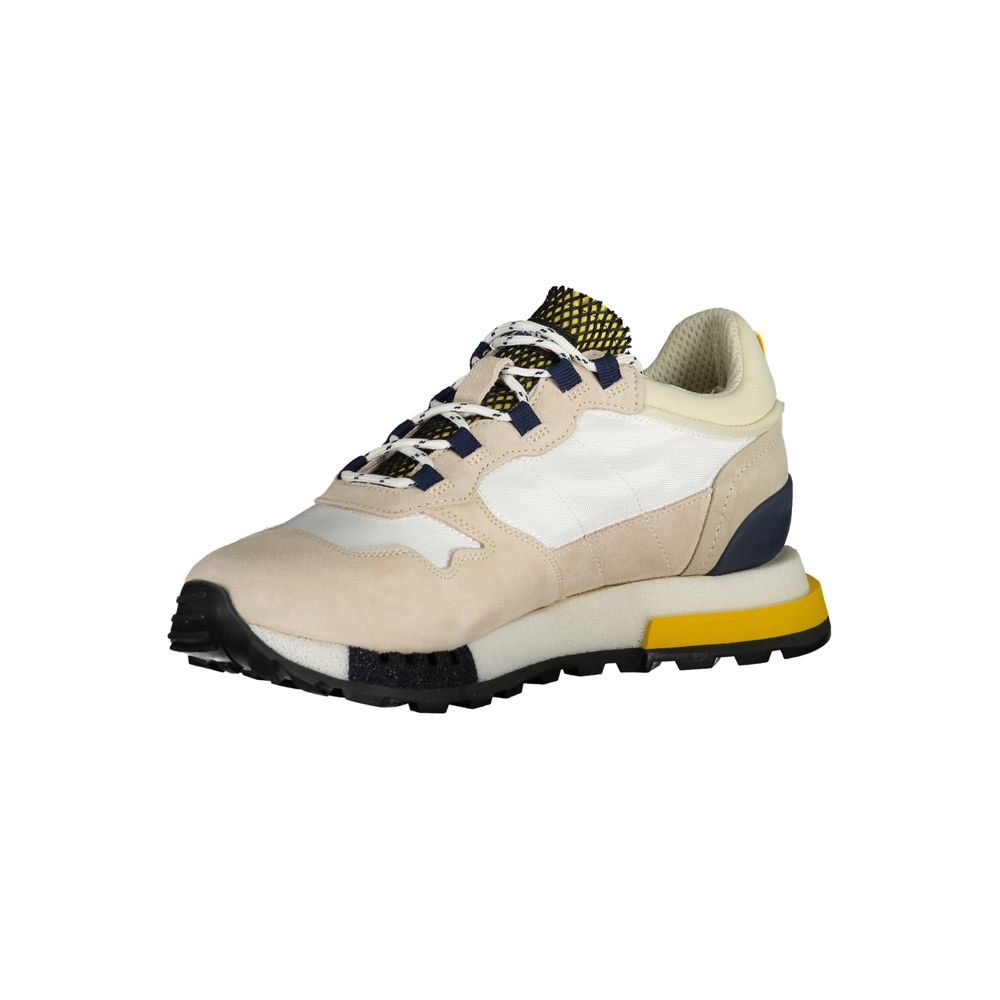 Blauer White Polyurethane Men's Sneaker - Image 3