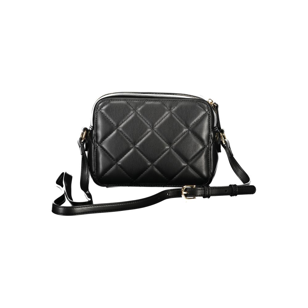 Mario Valentino Black Polyurethane Women Shoulder Bag - Image 2