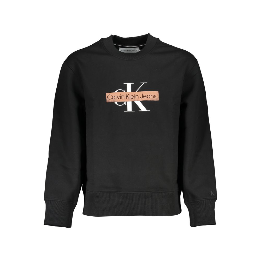Calvin Klein Black Cotton Men's Sweatshirt