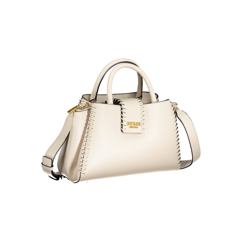 Guess Jeans Beige Polyurethane Women Handbag - Image 3