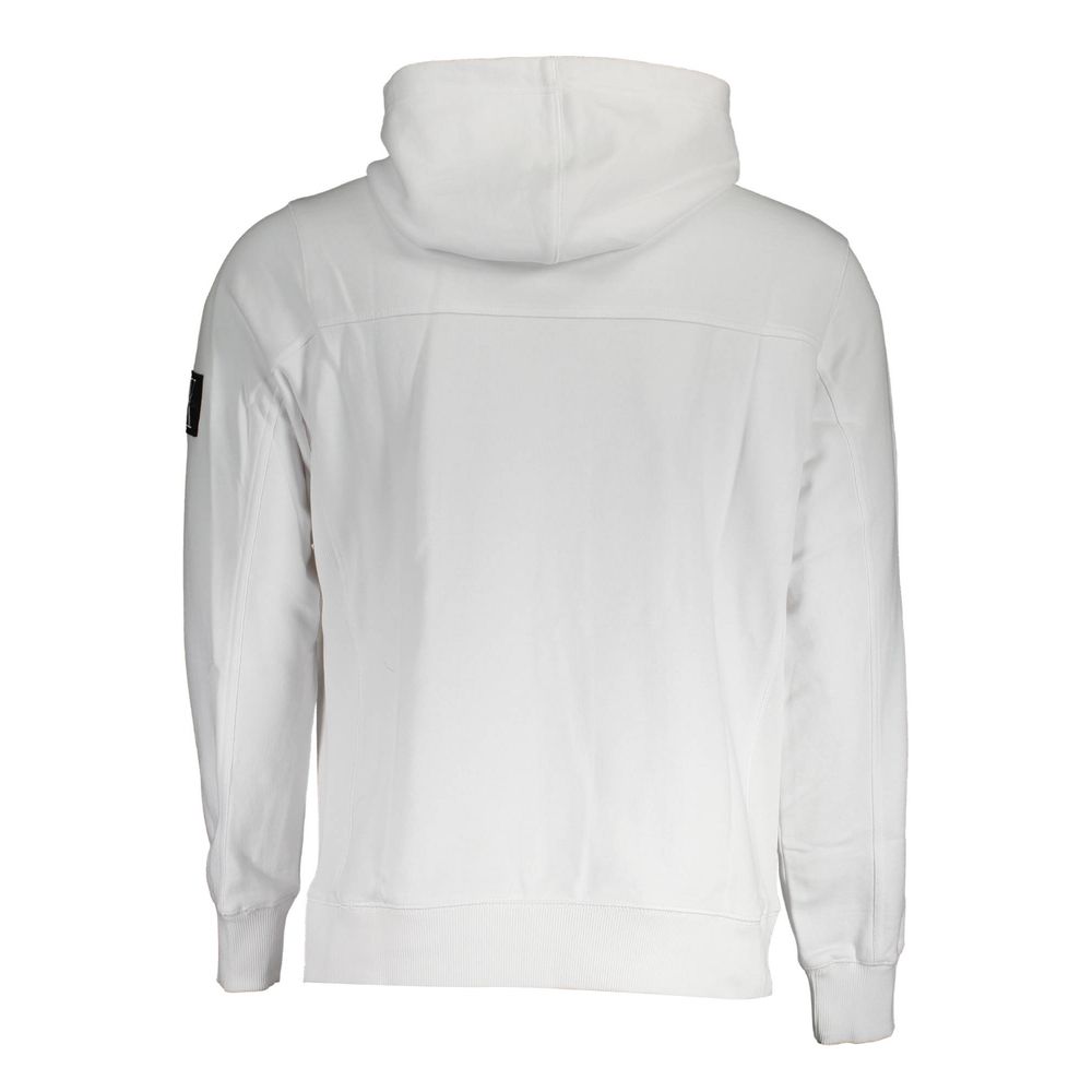 Calvin Klein Bianco Cotton Men Sweatshirt - Image 2