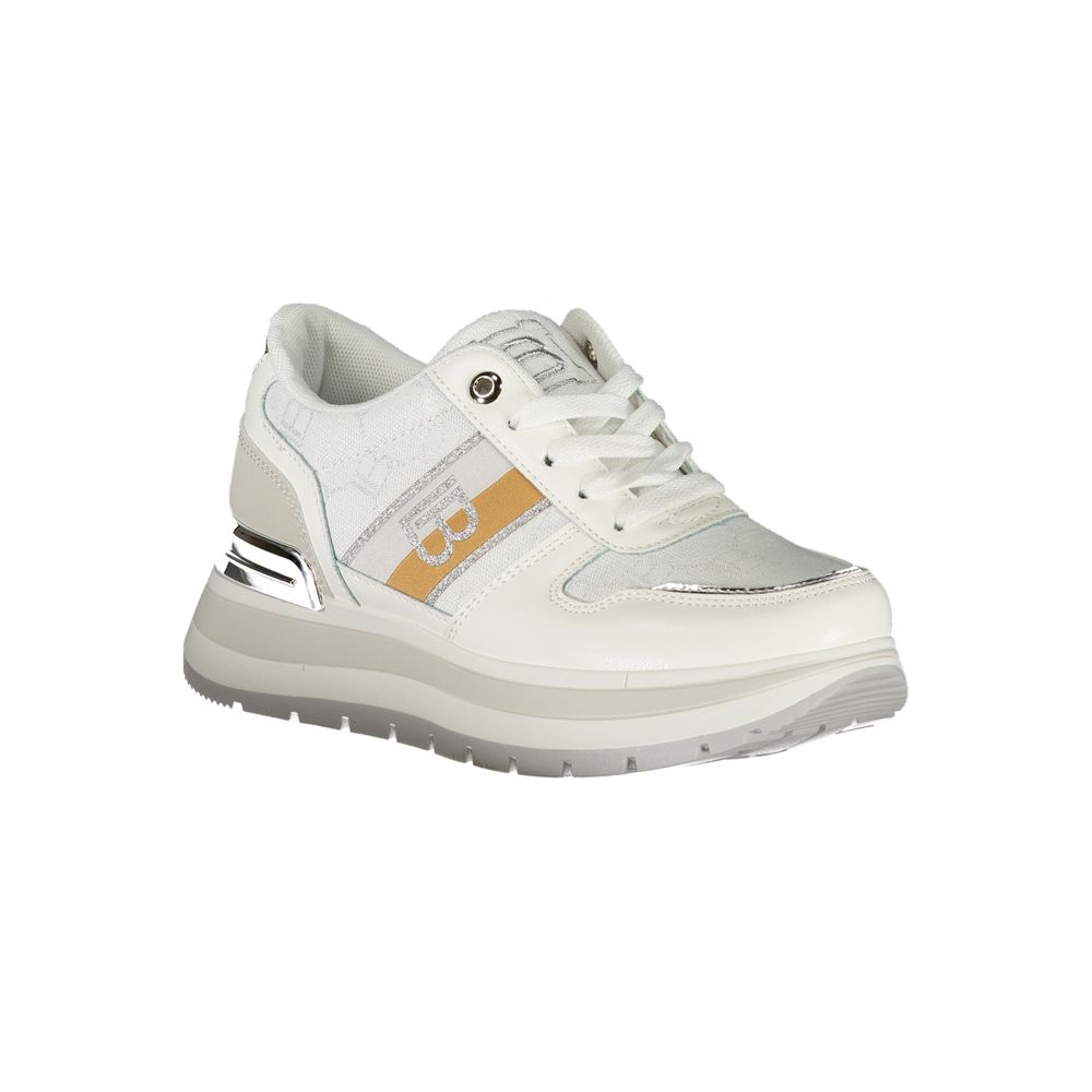 Laura Biagiotti White Polyurethane Women Sneaker - Image 2