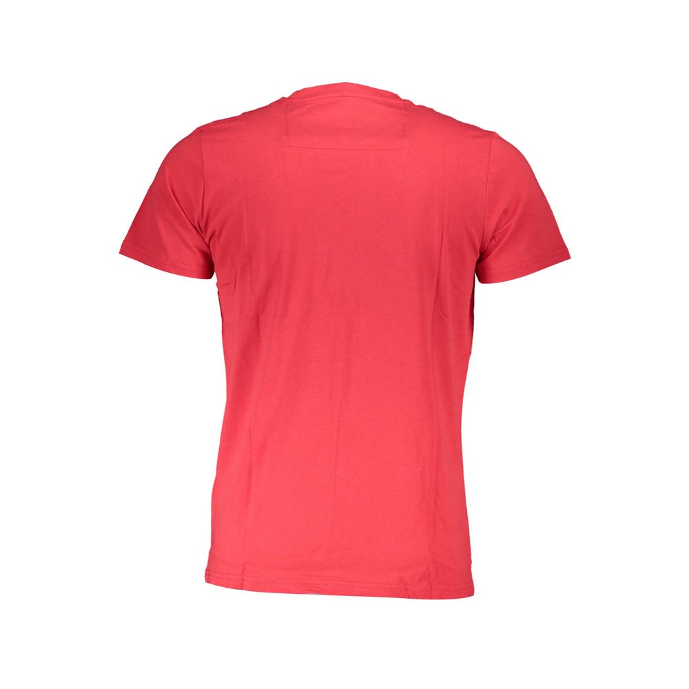 Cavalli Class Red Cotton Men T-Shirt - Image 2