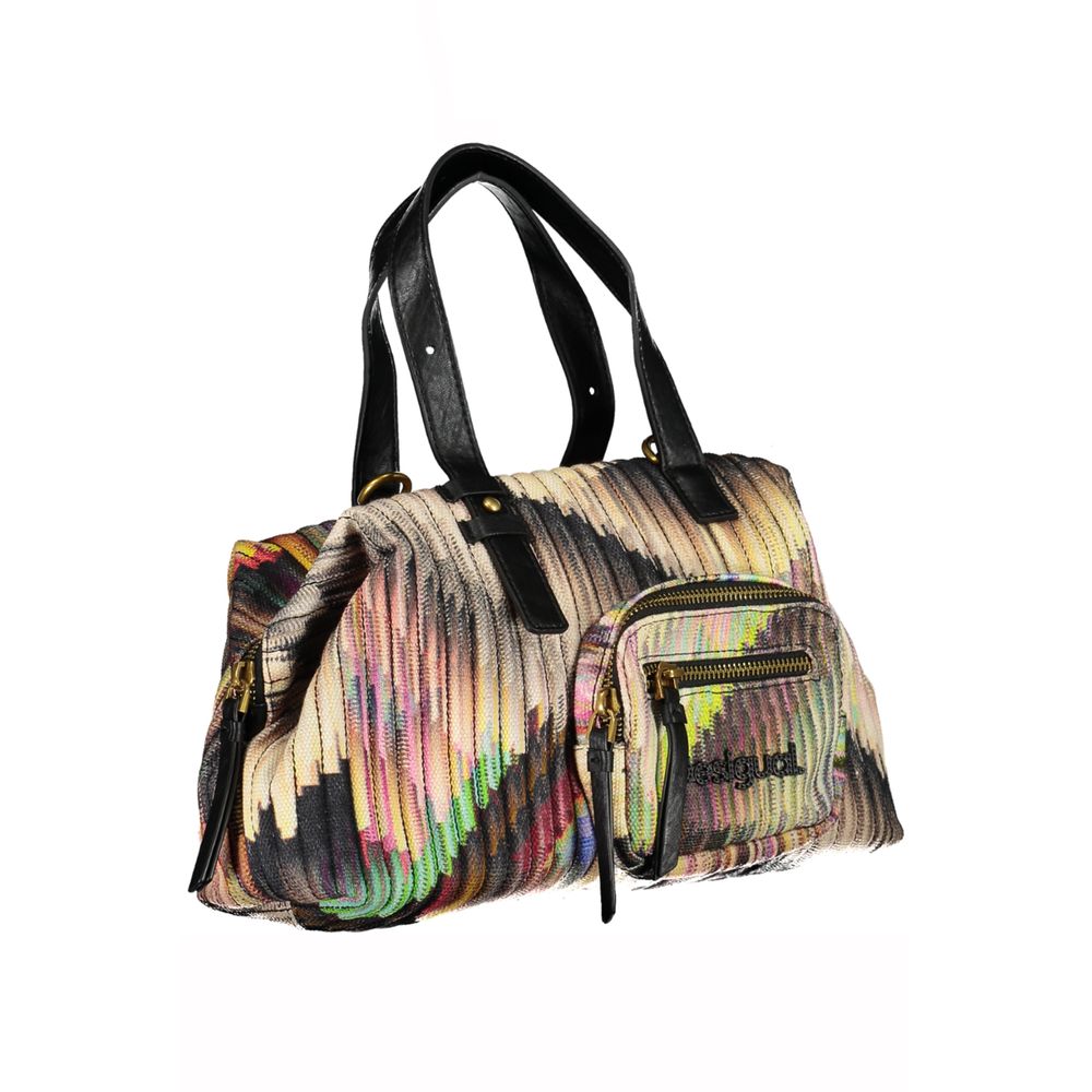 Desigual Nero Polyester Women Handbag - Image 3