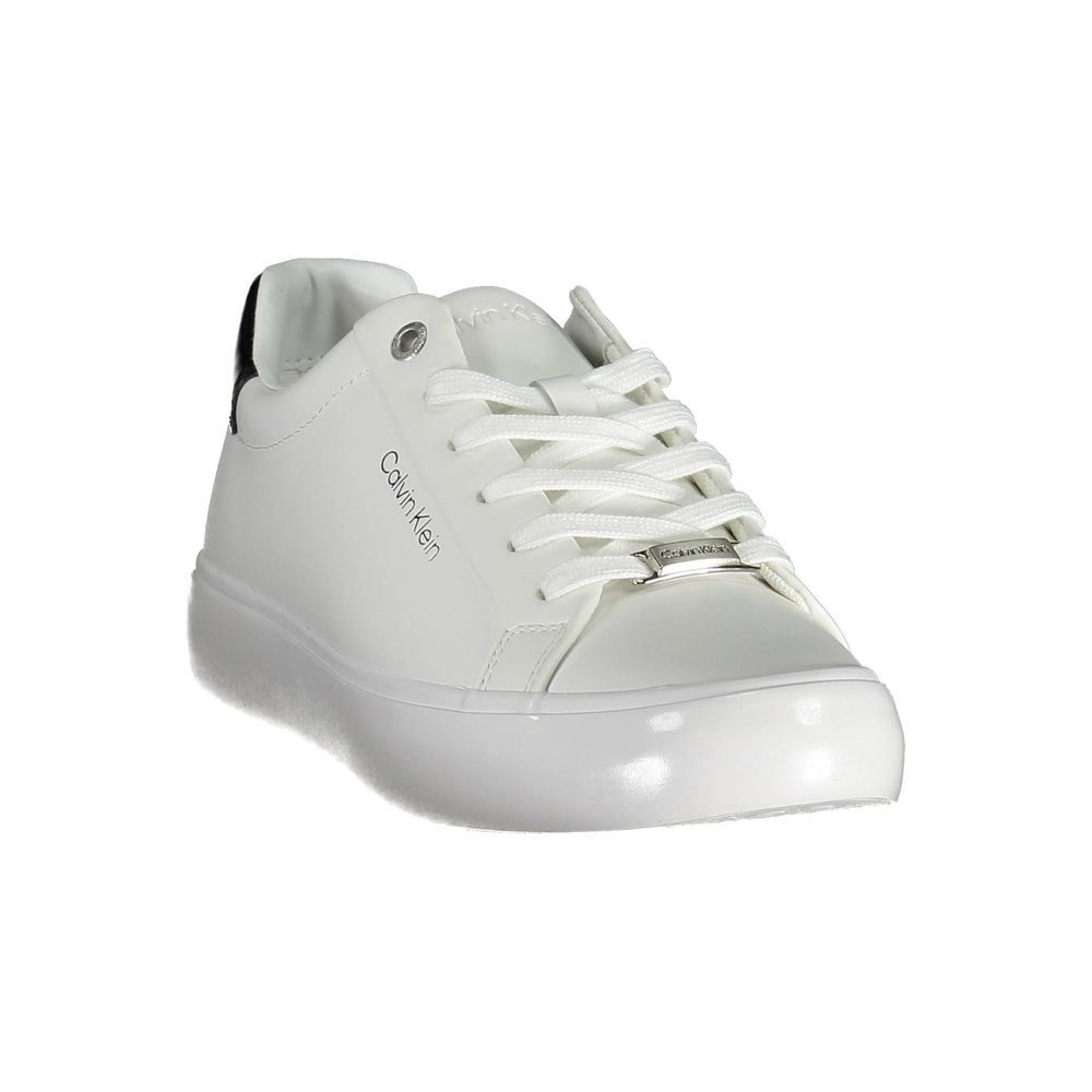Calvin Klein White Leather Women Sneaker - Image 2