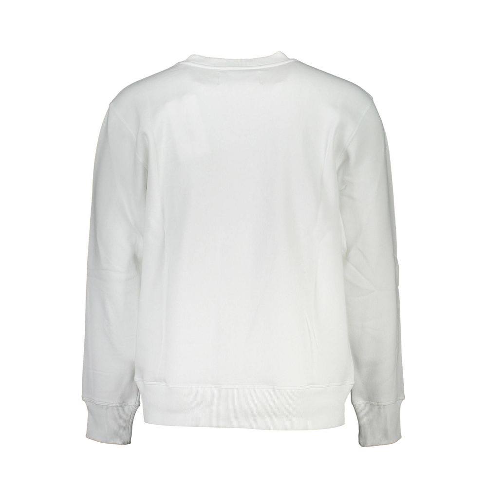 Calvin Klein White Cotton Men's Sweatshirt - Image 2