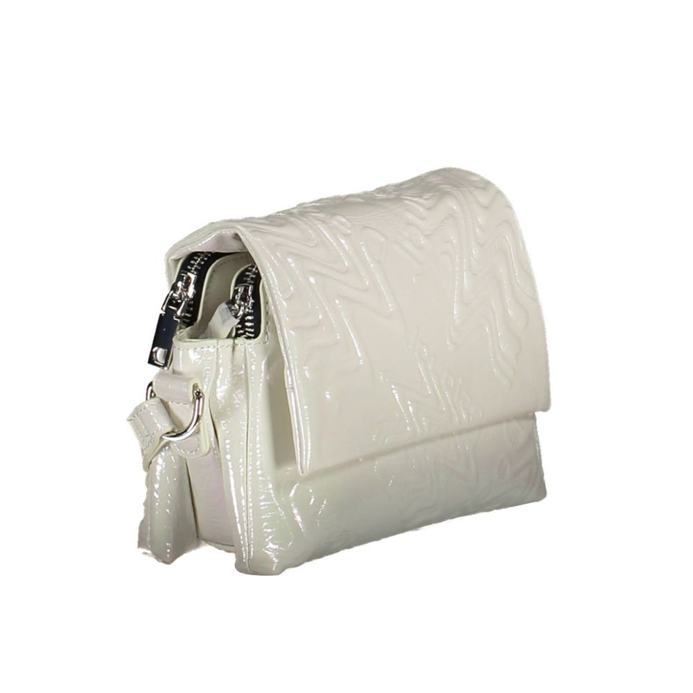 Desigual Bianco Polyurethane Women Shoulder Bag - Image 3