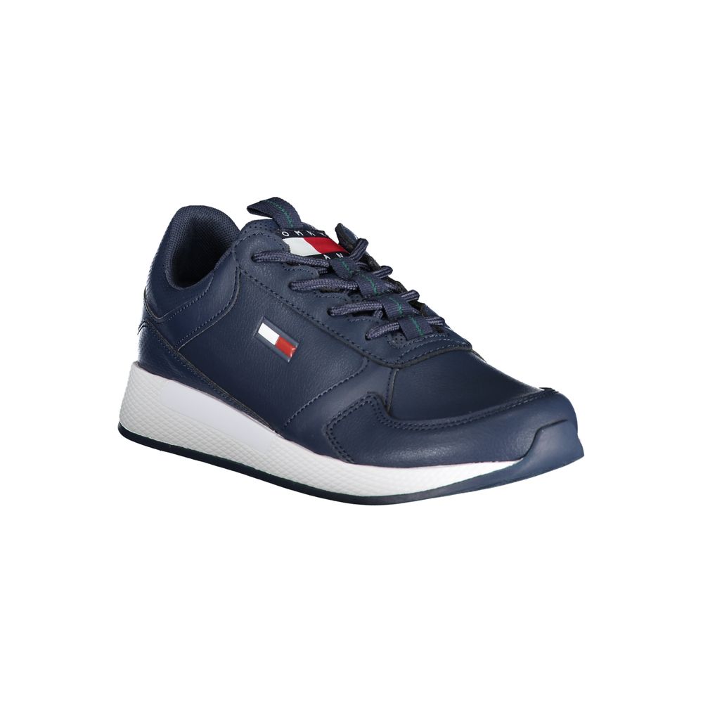 Tommy Hilfiger Blue Polyurethane Men Sneaker - Image 2