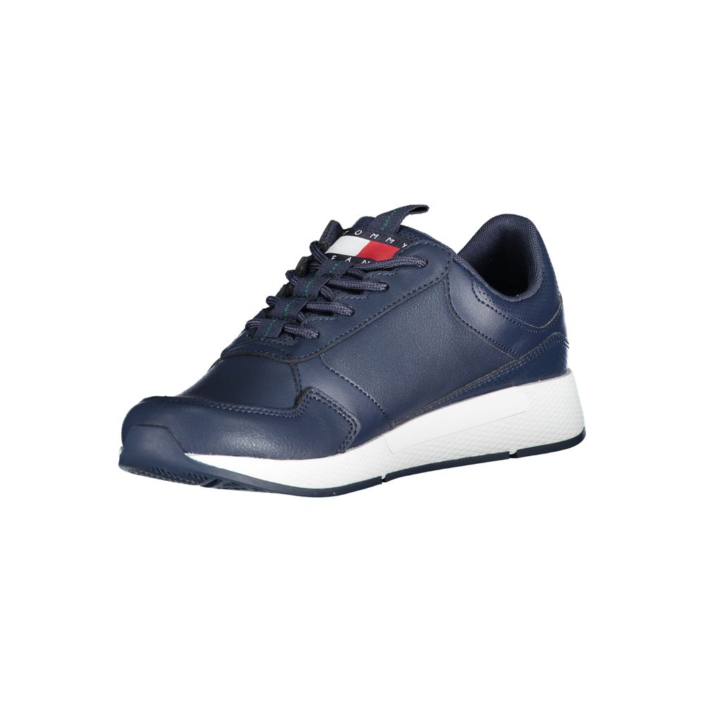 Tommy Hilfiger Blue Polyurethane Men Sneaker - Image 3