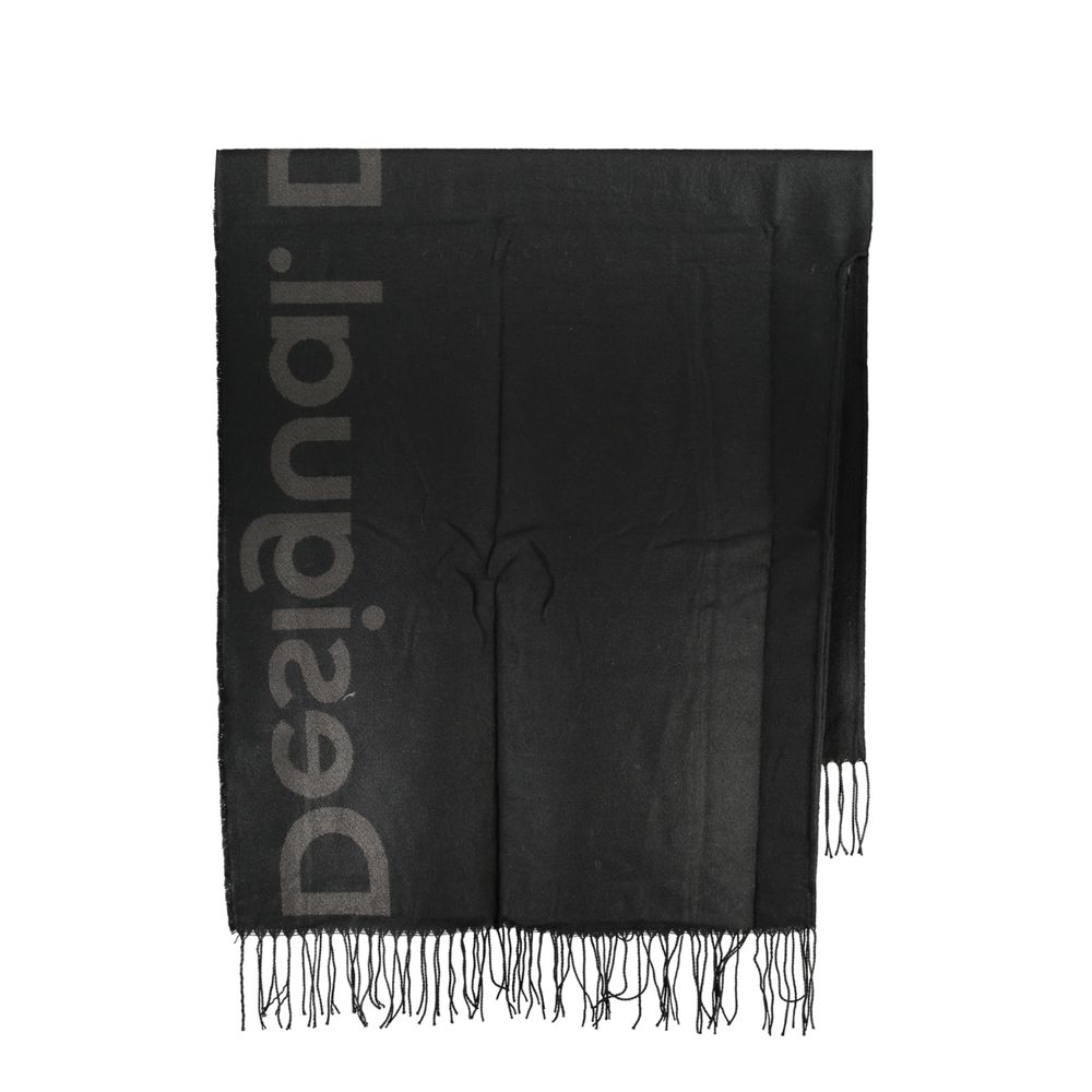 Desigual Black Polyester Women Poncho - Image 2