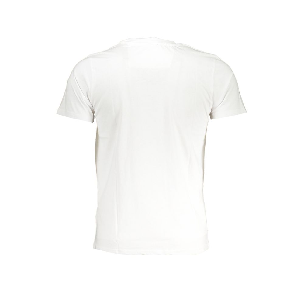 Cavalli Class White Cotton Men's T-Shirt - Image 2