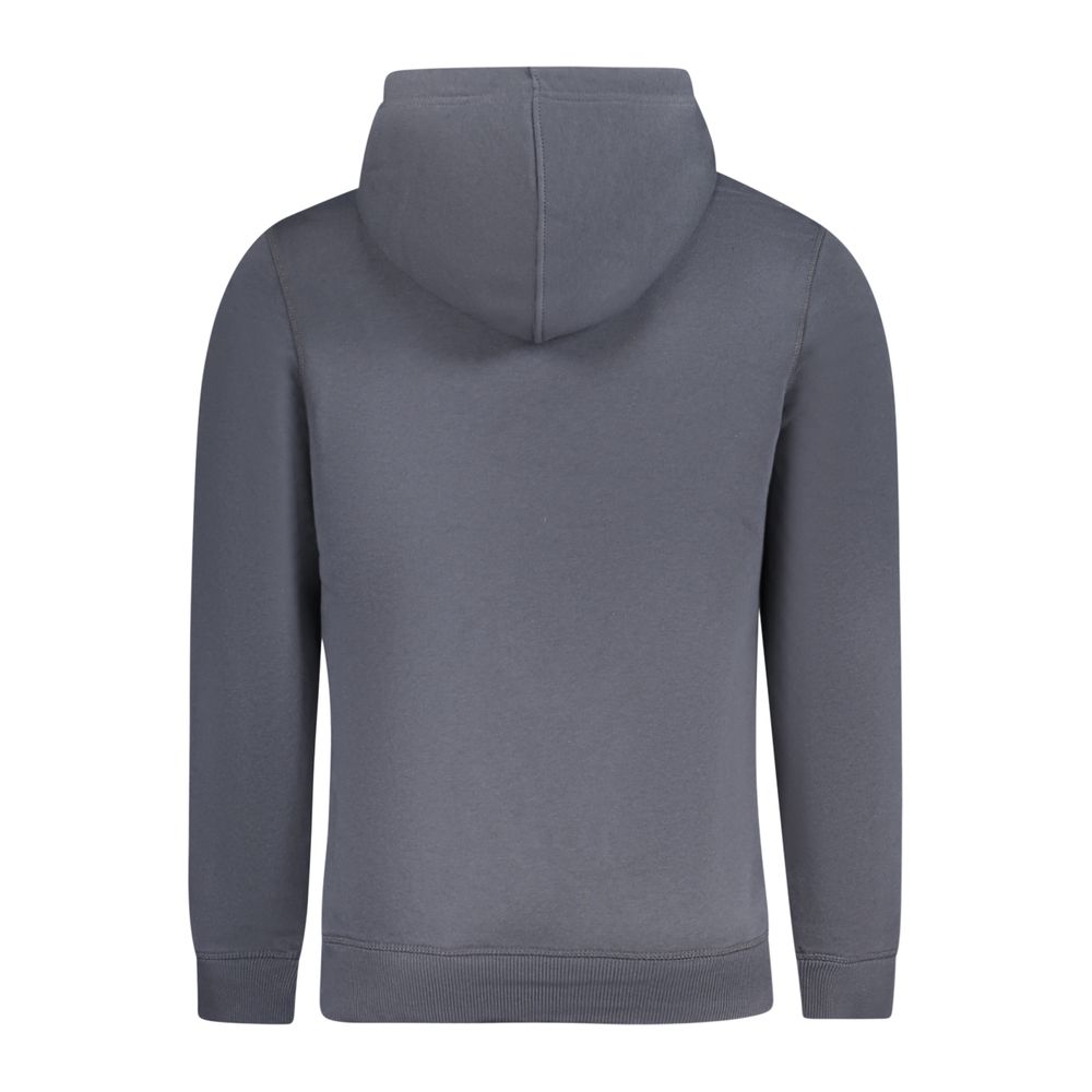 Calvin Klein Blu Cotton Men Sweatshirt - Image 2