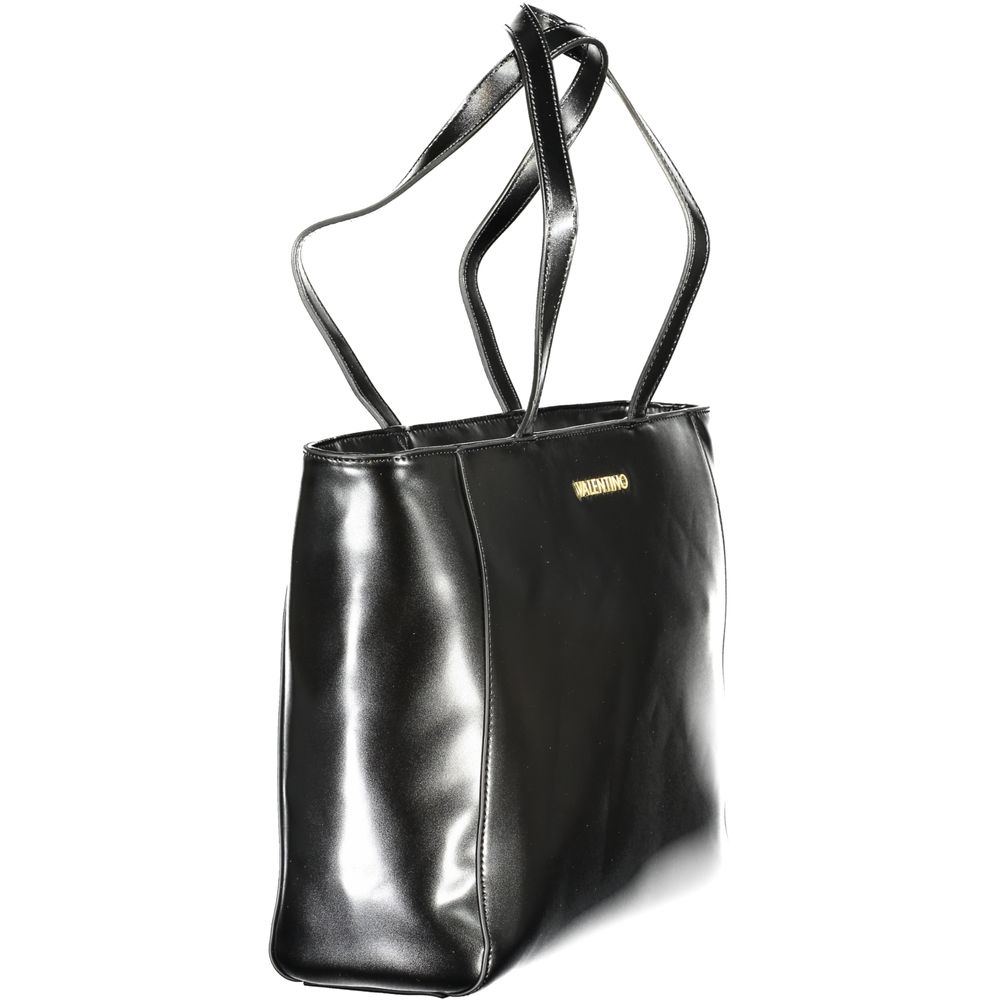 Mario Valentino Black Polyurethane Women Shoulder Bag - Image 3
