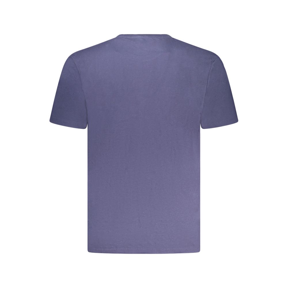 Wrangler Blue Cotton Men's T-Shirt - Image 2