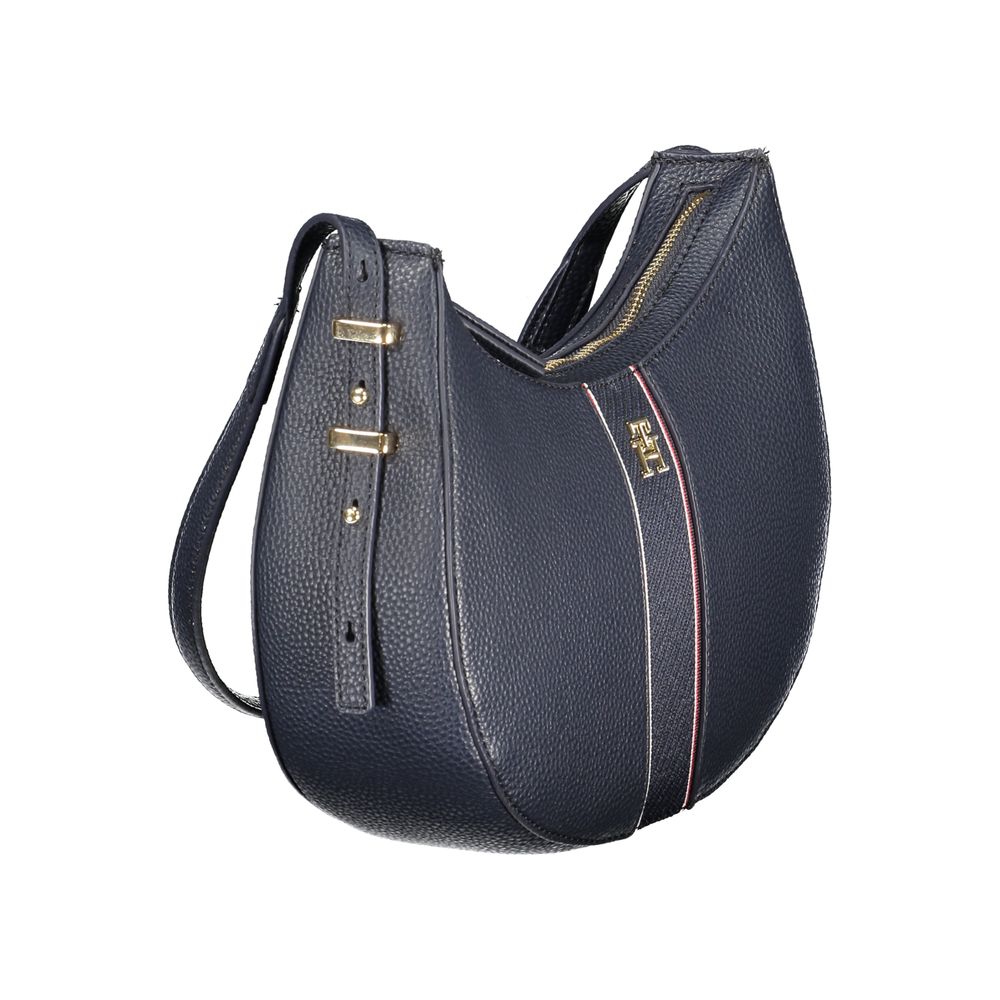 Tommy Hilfiger Blue Polyurethane Women Handbag - Image 3