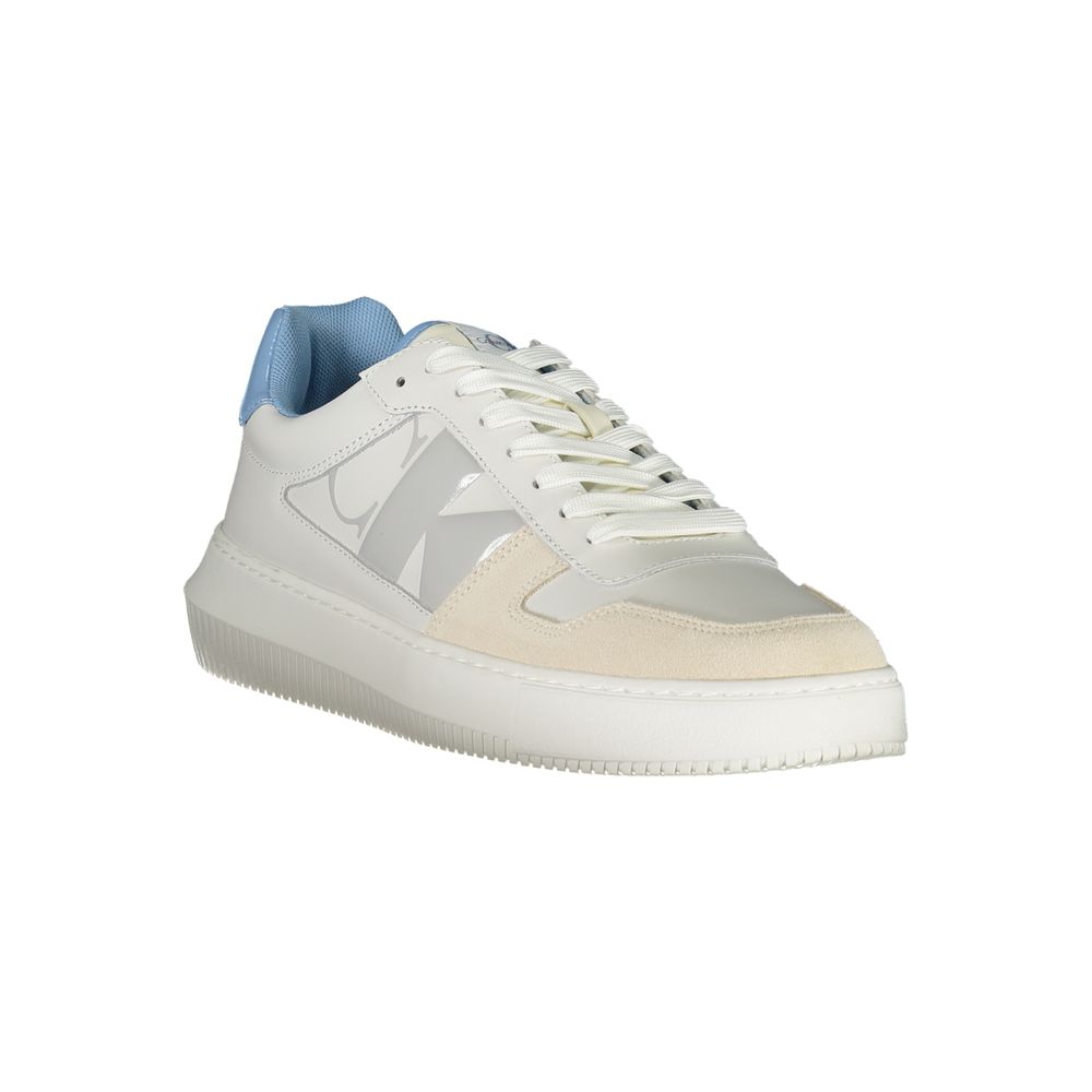 Calvin Klein Bianco Leather Mens Sneaker - Image 2