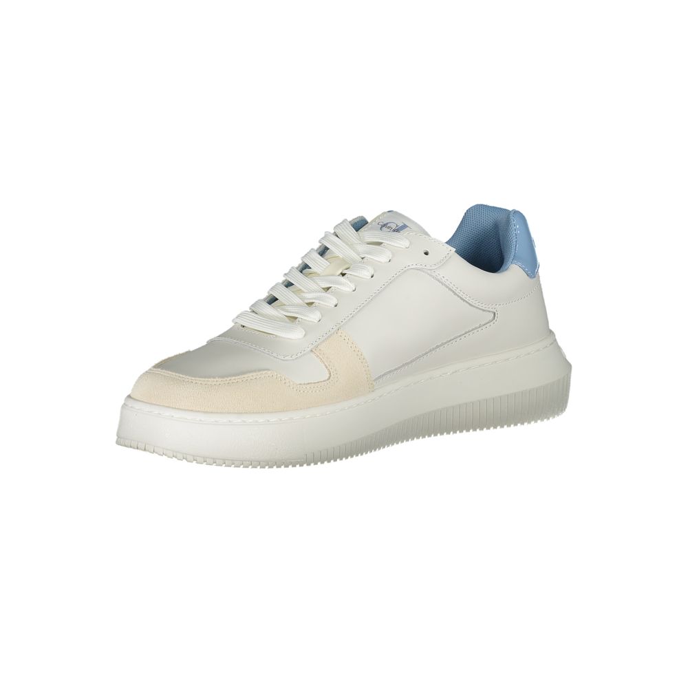 Calvin Klein Bianco Leather Mens Sneaker - Image 3