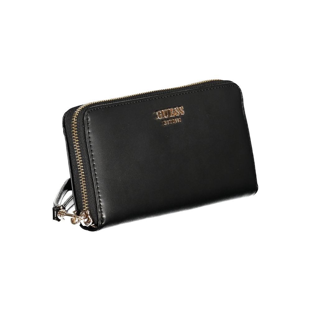 Guess Jeans Nero Polyurethane Women Wallet - Image 3