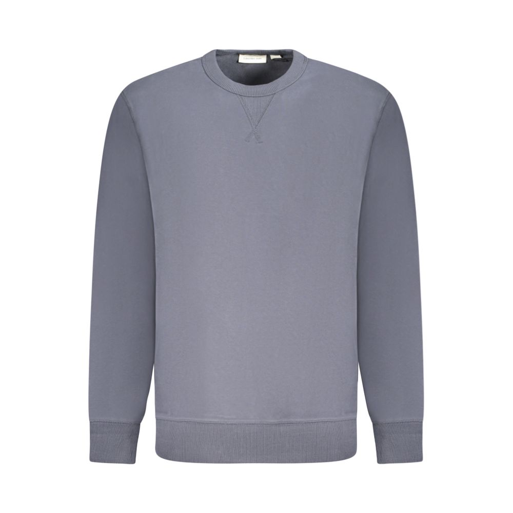 Calvin Klein Blue Cotton Men Sweater