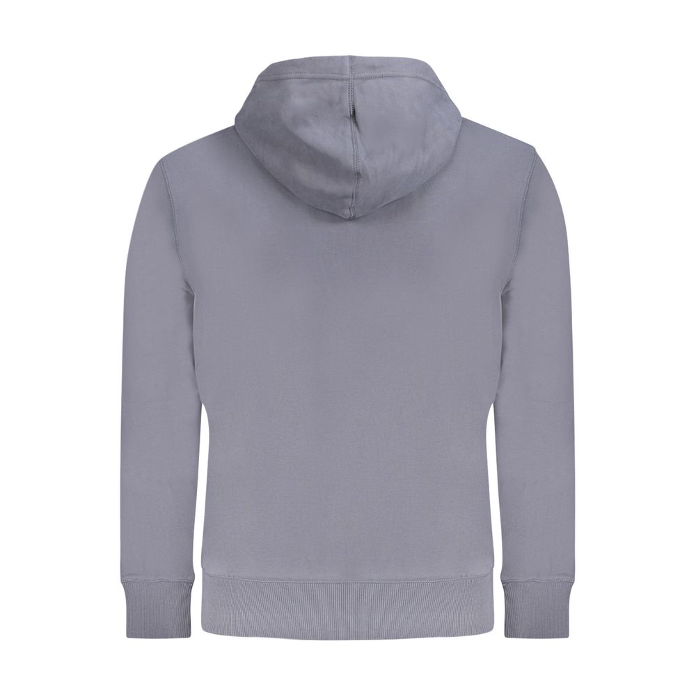 Calvin Klein Blue Cotton Men's Hooded Sweatshirt - Image 2