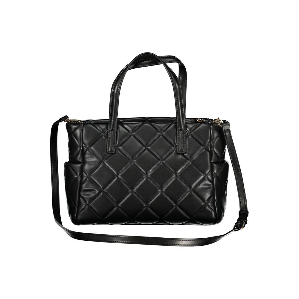 Mario Valentino Black Polyurethane Women's Handbag - Image 2