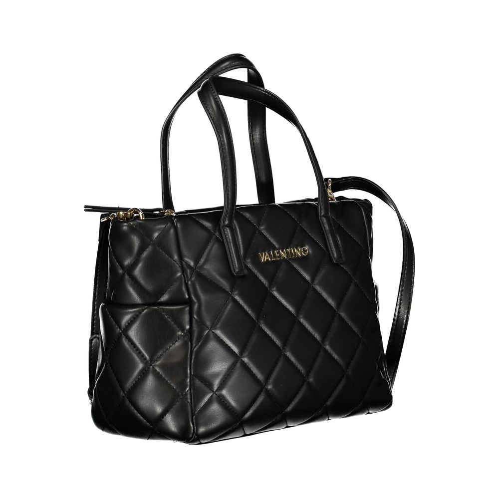 Mario Valentino Black Polyurethane Women's Handbag - Image 3