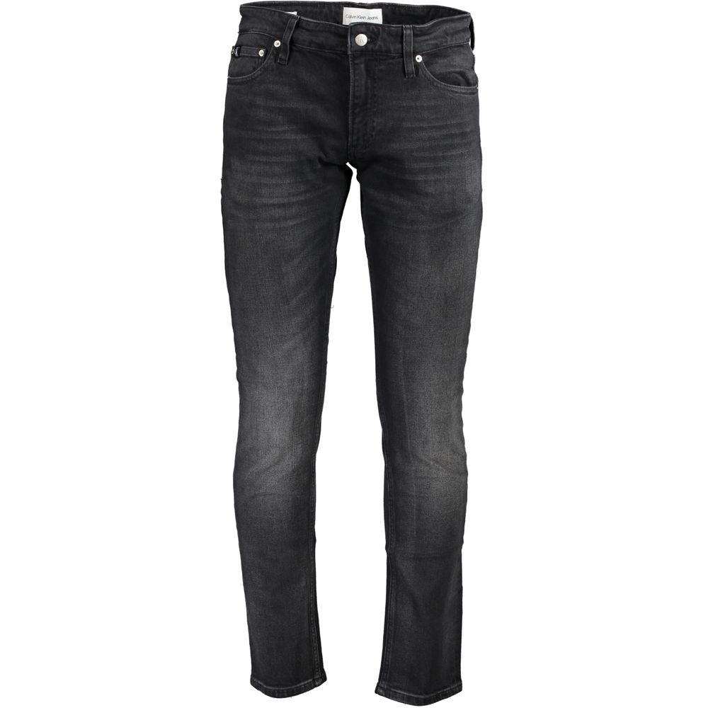 Calvin Klein Black Cotton Men Jeans