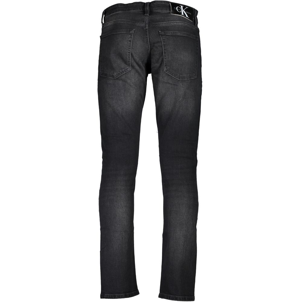 Calvin Klein Black Cotton Men Jeans - Image 2