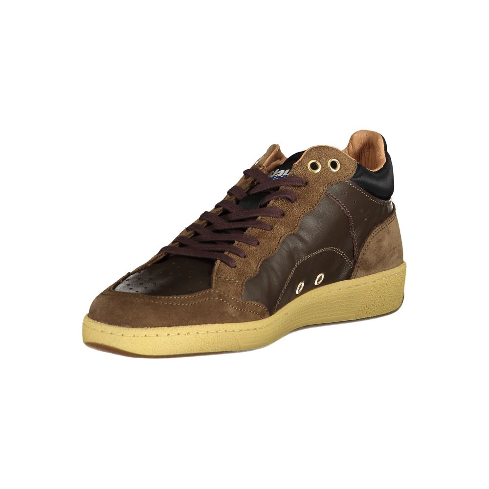 Blauer Marrone Leather Men Sneaker - Image 3