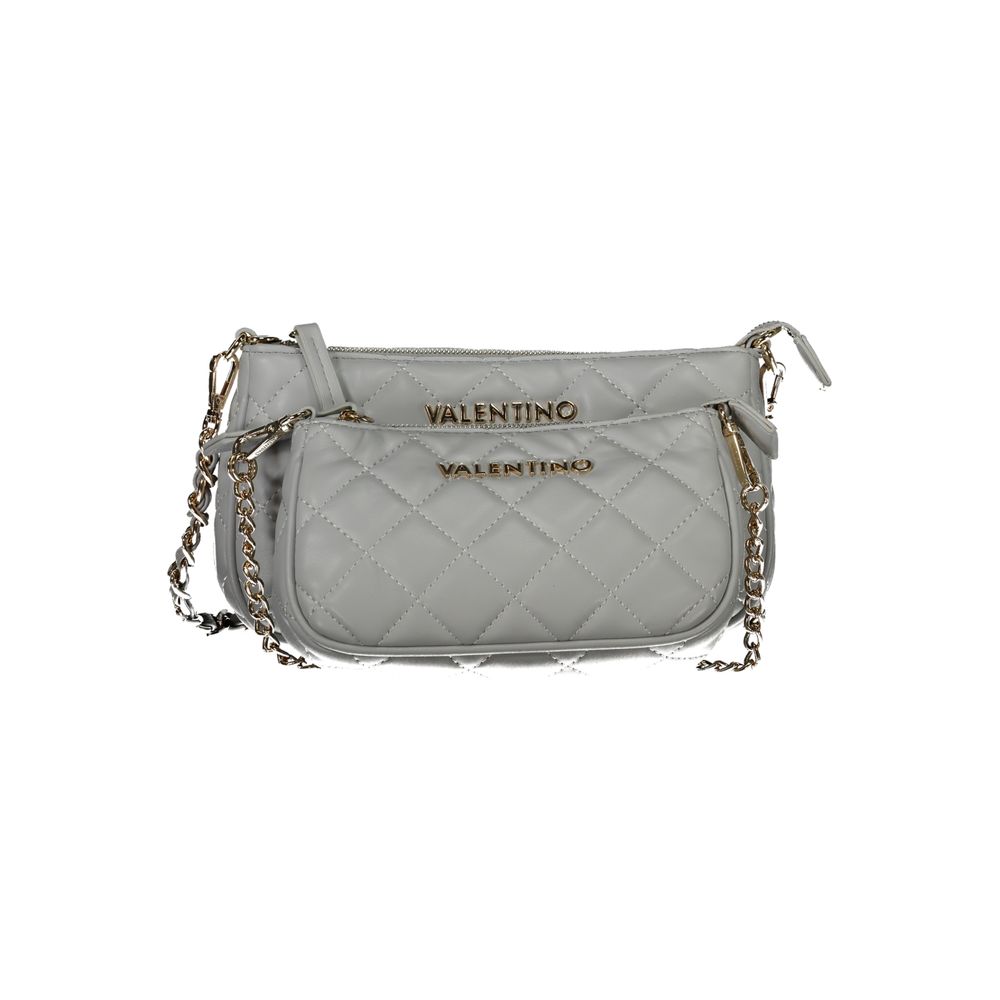 Mario Valentino Gray Polyethylene Women Handbag - Image 3