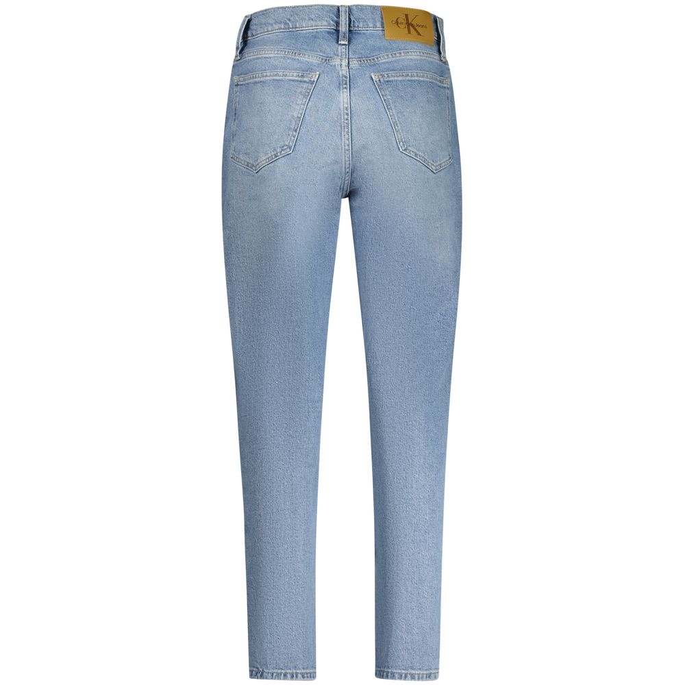 Calvin Klein Azzurro Cotton Women's Jeans - Image 2