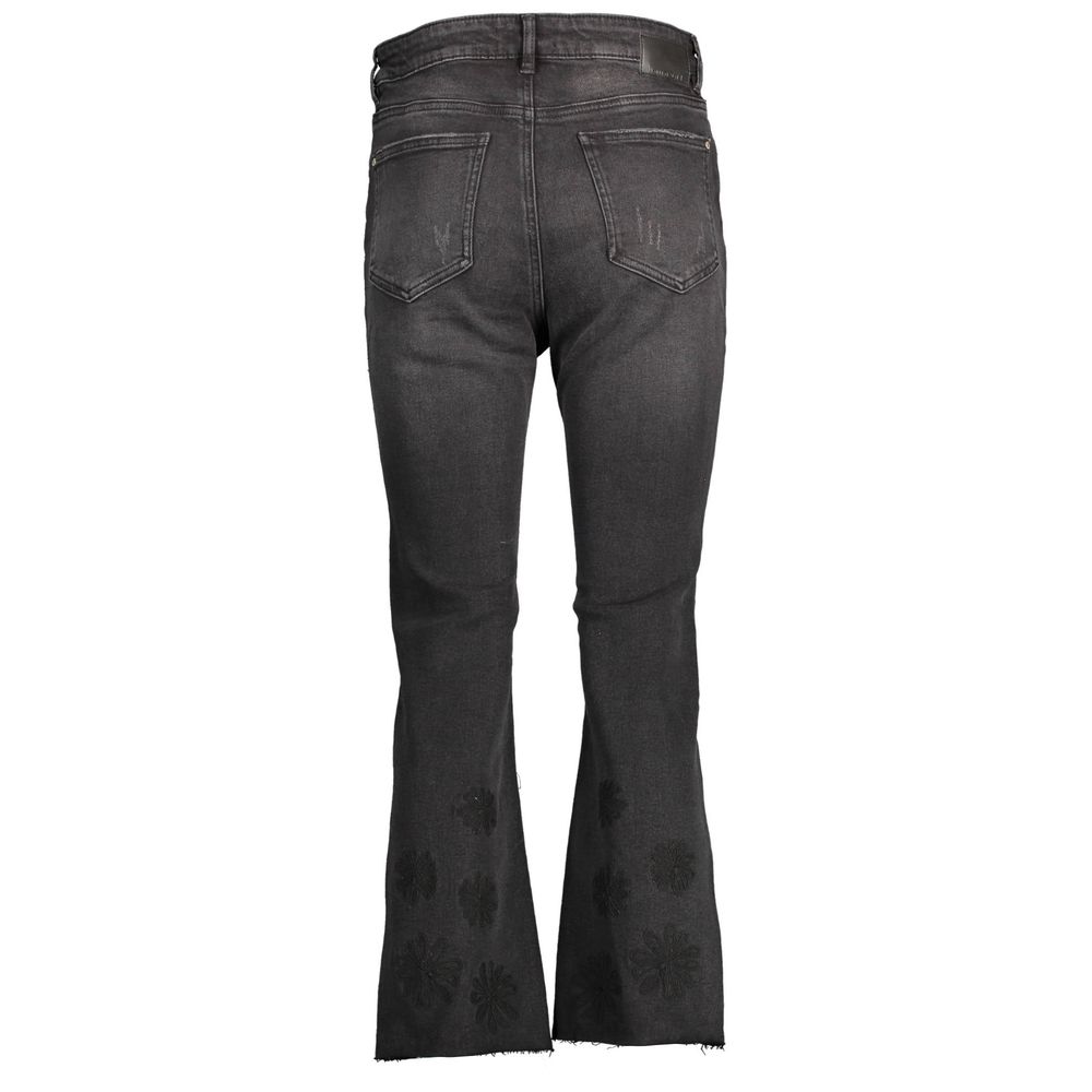 Desigual Black Cotton Women Jeans - Image 2