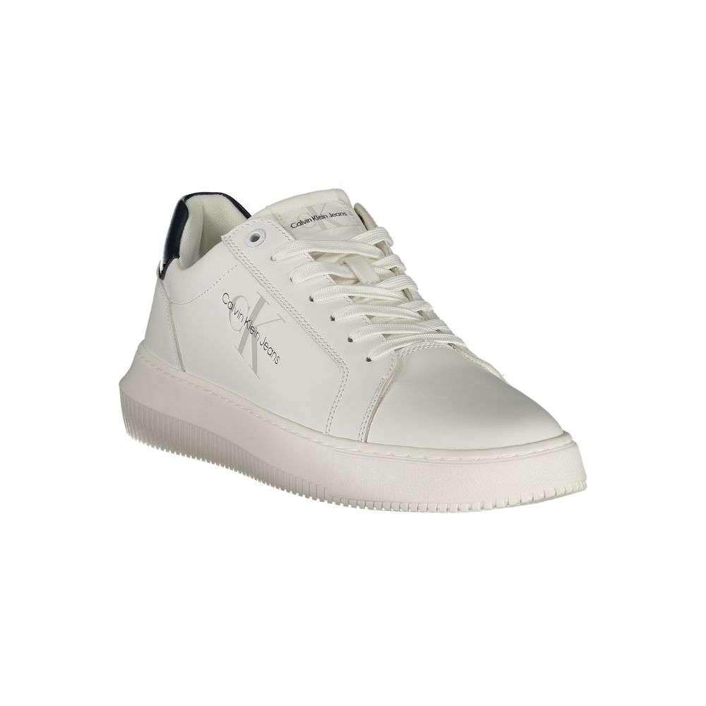 Calvin Klein Bianco Leather Men Sneaker - Image 2