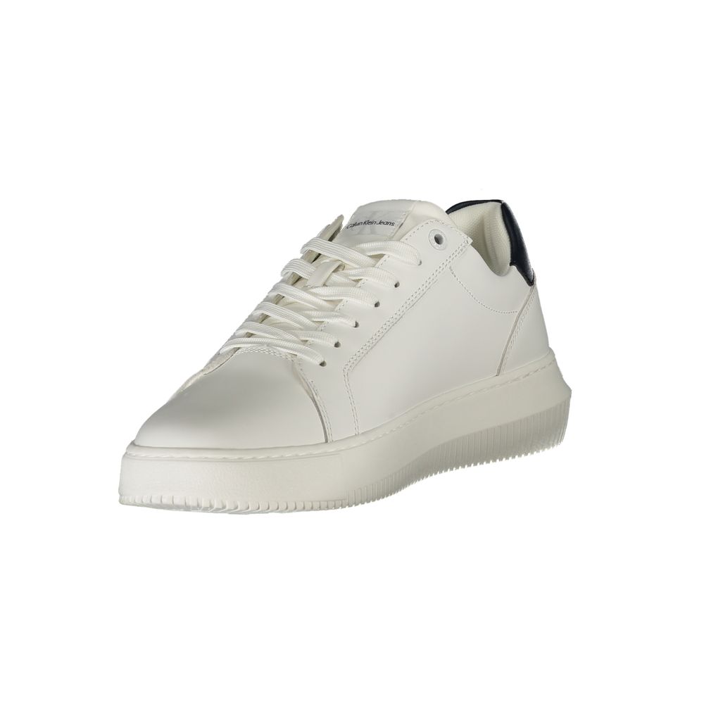 Calvin Klein Bianco Leather Men Sneaker - Image 3