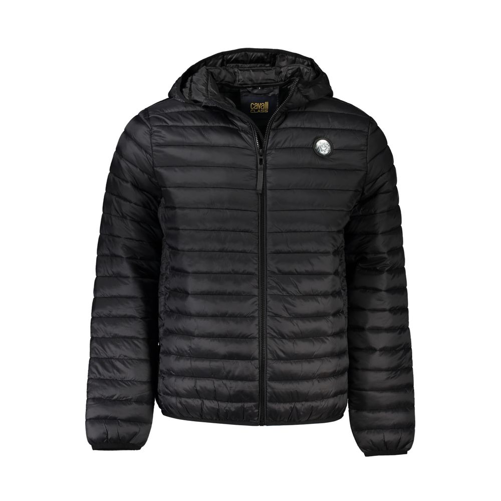 Cavalli Class Black Polyamide Men's Jacket