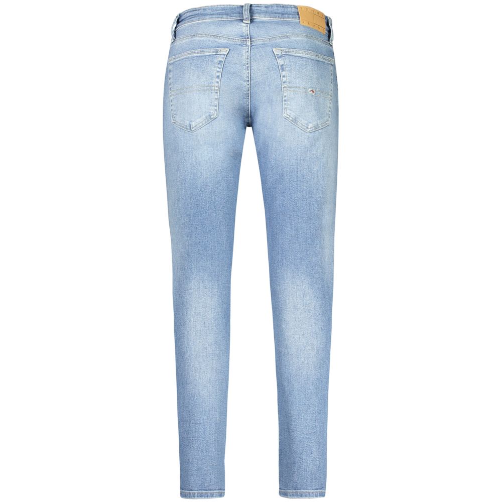 Tommy Hilfiger Blue Cotton Men Jeans - Image 2