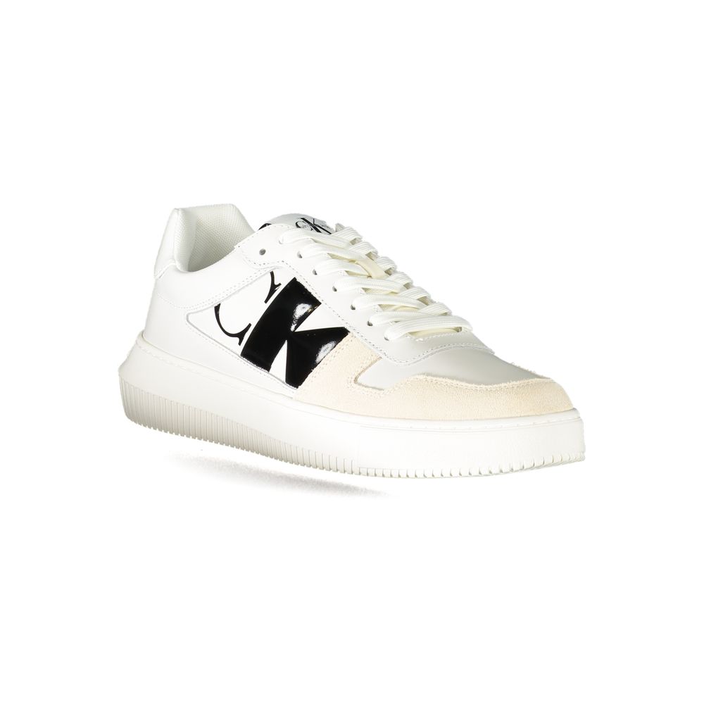 Calvin Klein Bianco Leather Men Sneaker - Image 2