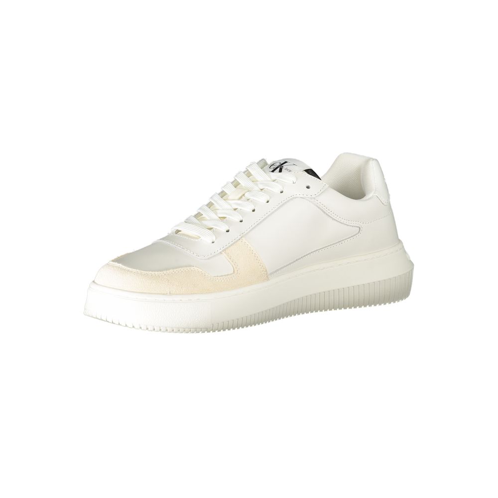 Calvin Klein Bianco Leather Men Sneaker - Image 3