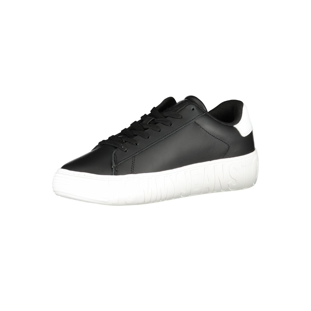 Tommy Hilfiger Black Polyurethane Men Sneaker - Image 3